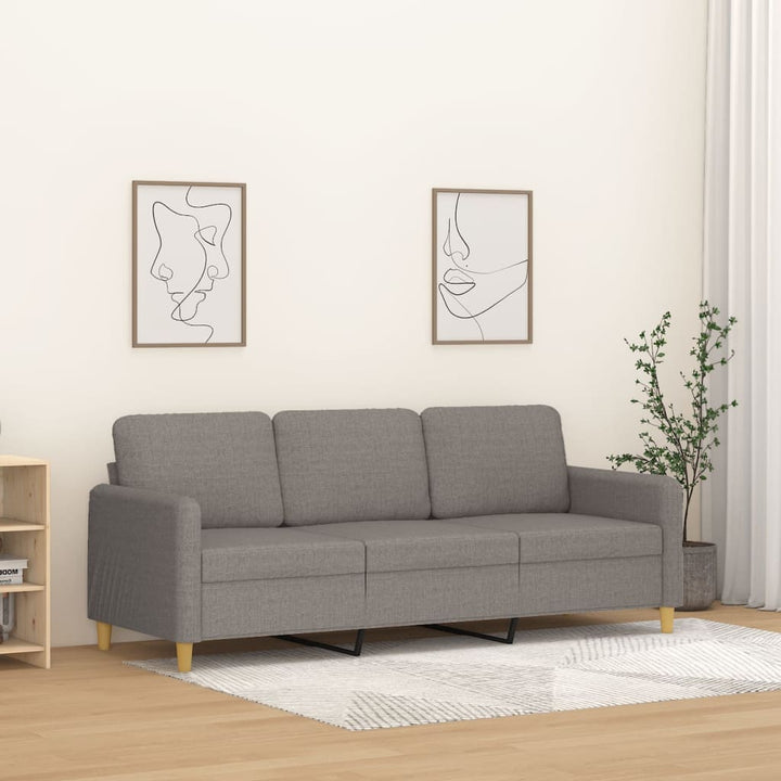2-Sitssoffa Ljusgrå Tyg