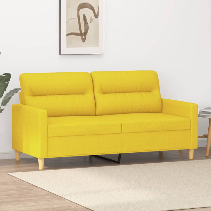 2-Sitssoffa Ljusggul Tyg