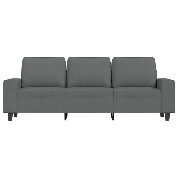 3-Sitssoffa Mörkgrå 180 Cm Tyg