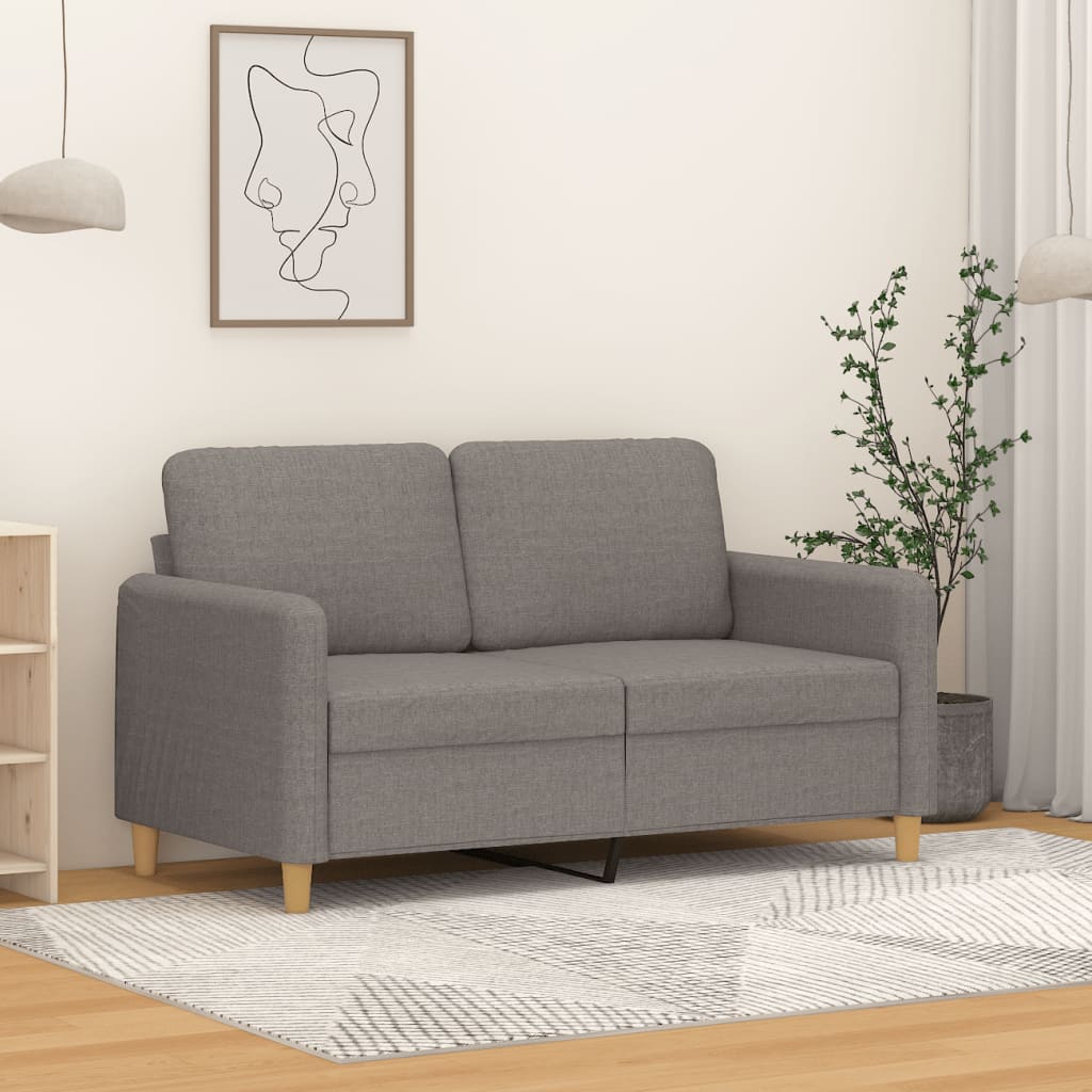 2-Sitssoffa Ljusgrå Tyg