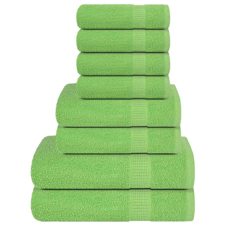 8-Delat Handduksset Frogn Äppelgrön 360 Gsm
