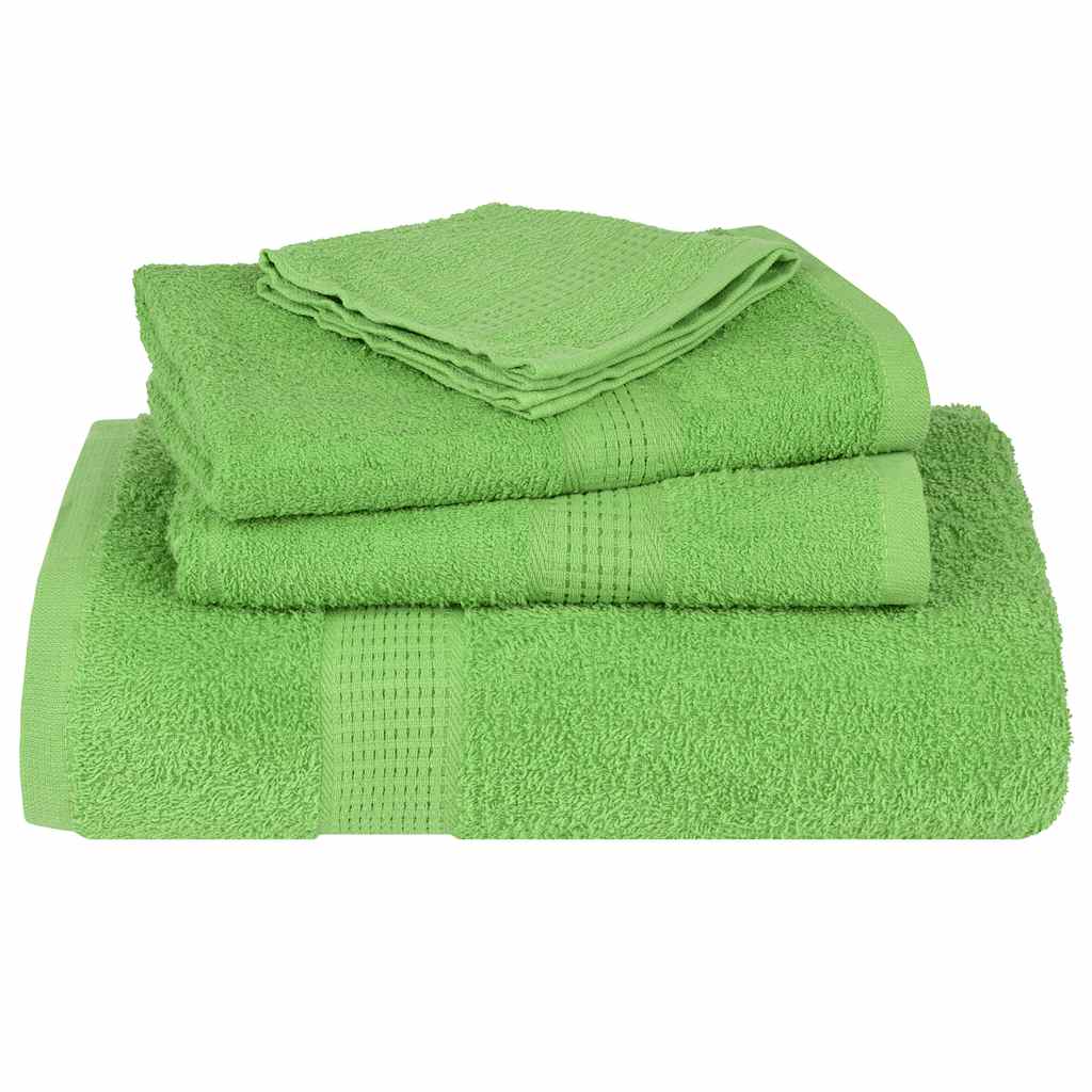 8-Delat Handduksset Frogn Äppelgrön 360 Gsm