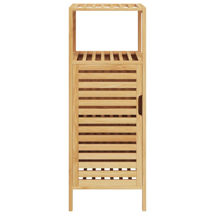 Badrumsskåp Med Hylla 36X33X87 Cm Bambu