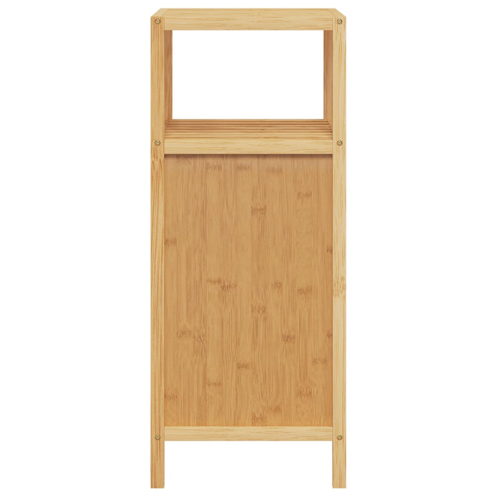 Badrumsskåp Med Hylla 36X33X87 Cm Bambu