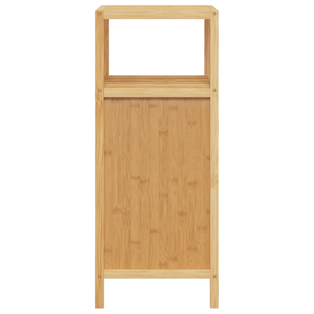 Badrumsskåp Med Hylla 36X33X87 Cm Bambu