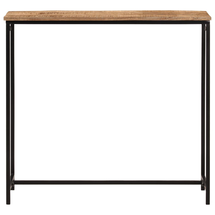 Avlastningsbord 80X30X74 Cm Massivt Mangoträ Och Järn