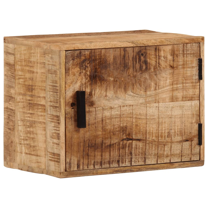 Väggmonterat Sängbord 40X30X13,5 Cm Massivt Mangoträ