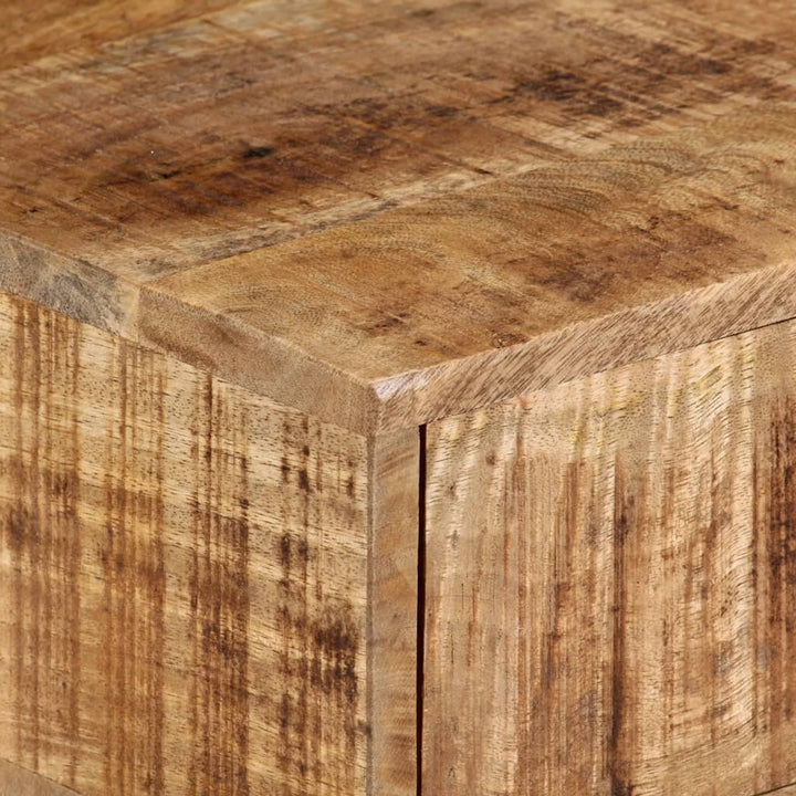 Väggmonterat Sängbord 40X30X13,5 Cm Massivt Mangoträ