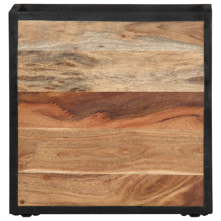 Väggmonterat Sängbord 35X35X20 Cm Massivt Akaciaträ