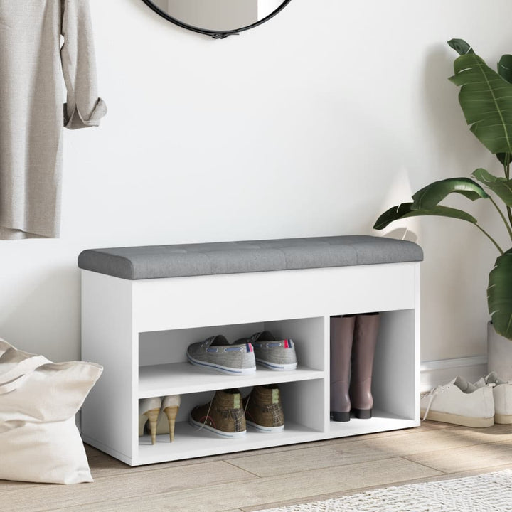 Skobänk 82X32X45,5 Cm Konstruerat Trä