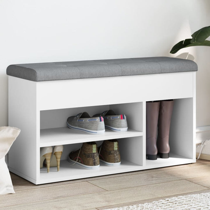 Skobänk 82X32X45,5 Cm Konstruerat Trä