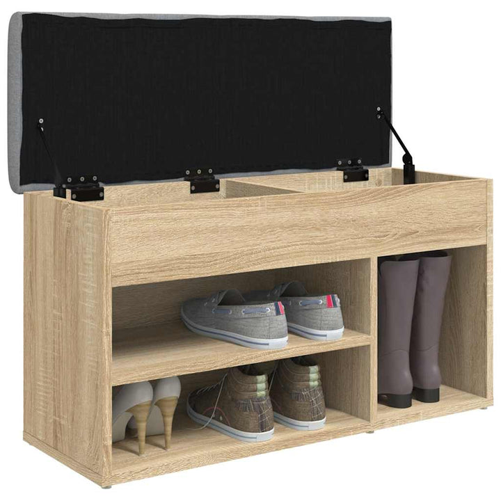Skobänk Sonoma-Ek 82X32X45,5 Cm Konstruerat Trä