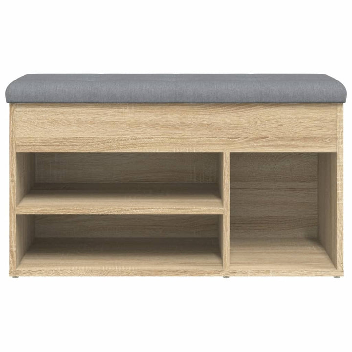 Skobänk Sonoma-Ek 82X32X45,5 Cm Konstruerat Trä