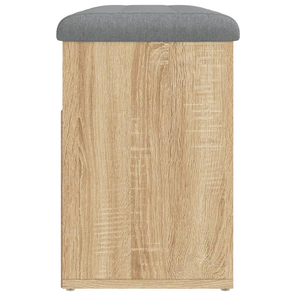 Skobänk Sonoma-Ek 82X32X45,5 Cm Konstruerat Trä