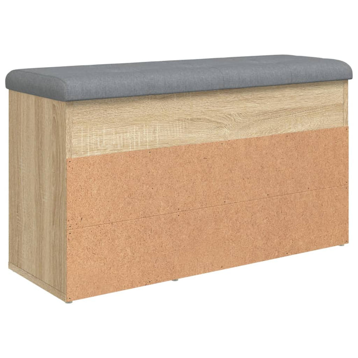 Skobänk Sonoma-Ek 82X32X45,5 Cm Konstruerat Trä