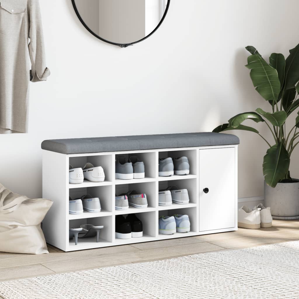 Skobänk 102X32X50 Cm Konstruerat Trä