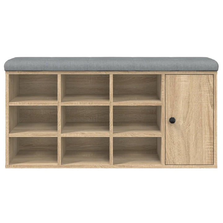 Skobänk Sonoma-Ek 102X32X50 Cm Konstruerat Trä