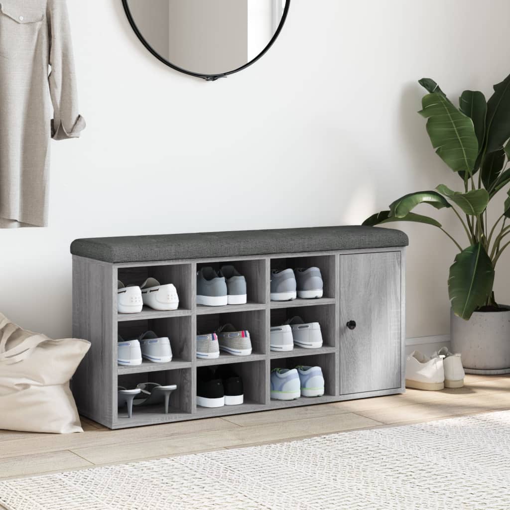 Skobänk 102X32X50 Cm Konstruerat Trä