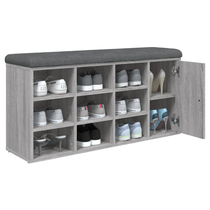 Skobänk 102X32X50 Cm Konstruerat Trä