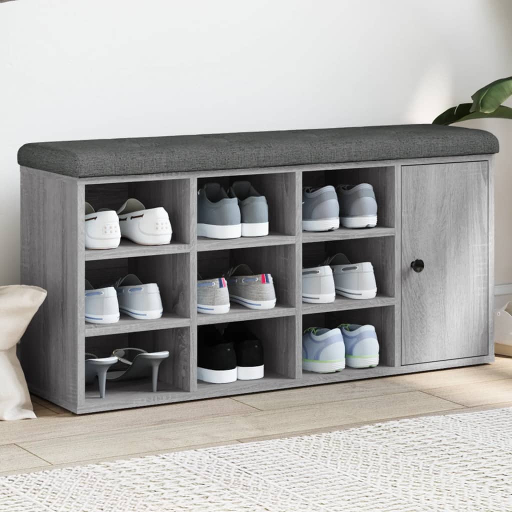 Skobänk 102X32X50 Cm Konstruerat Trä