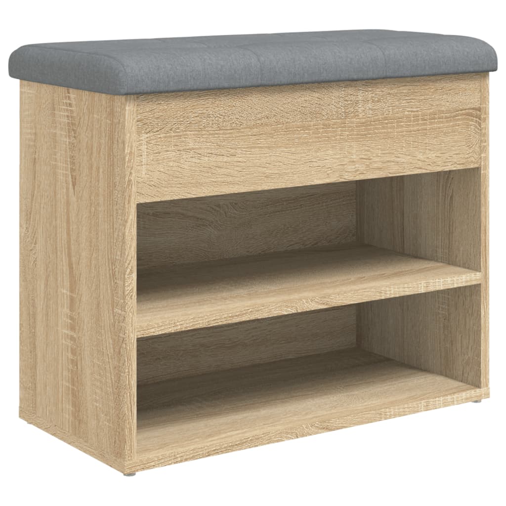 Skobänk Sonoma-Ek 62X32X50 Cm Konstruerat Trä