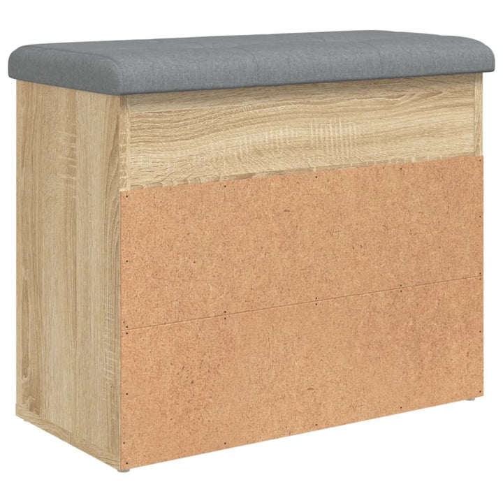 Skobänk Sonoma-Ek 62X32X50 Cm Konstruerat Trä