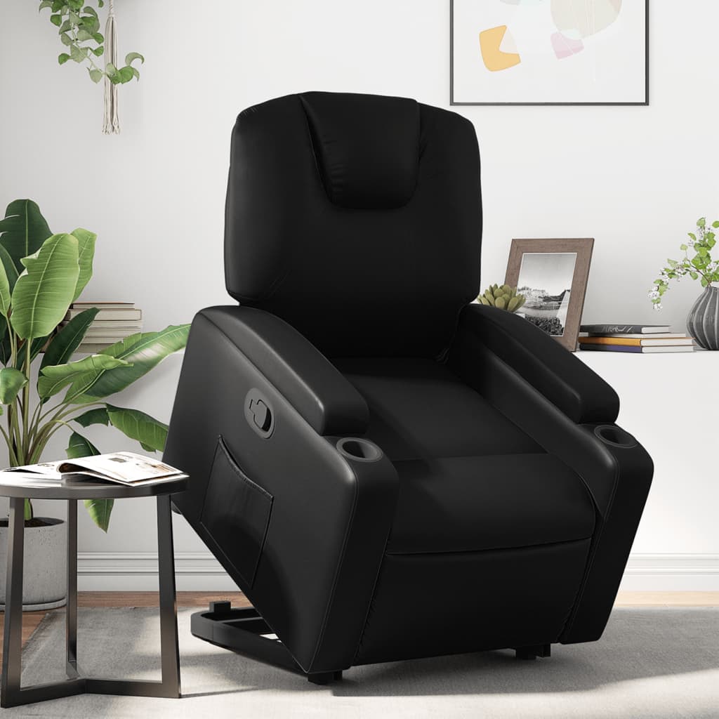 Reclinerfåtölj Med Uppresningshjälp Konstläder