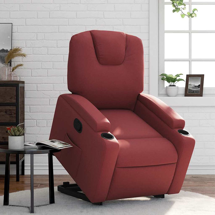 Reclinerfåtölj Med Uppresningshjälp Konstläder