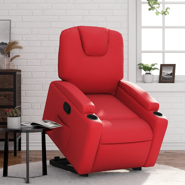 Reclinerfåtölj Med Uppresningshjälp Konstläder