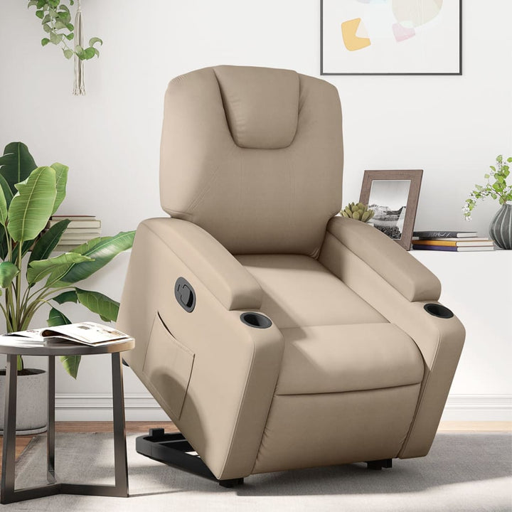Reclinerfåtölj Med Uppresningshjälp Konstläder