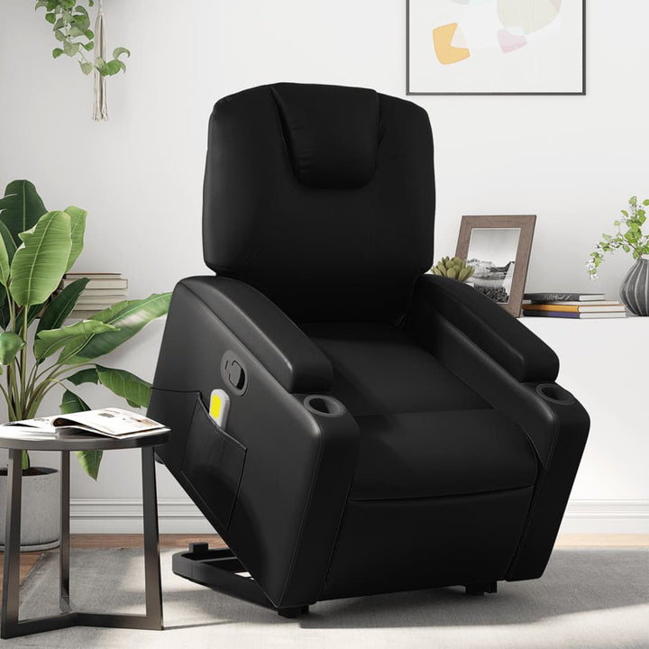 Reclinerfåtölj Med Uppresningshjälp Konstläder