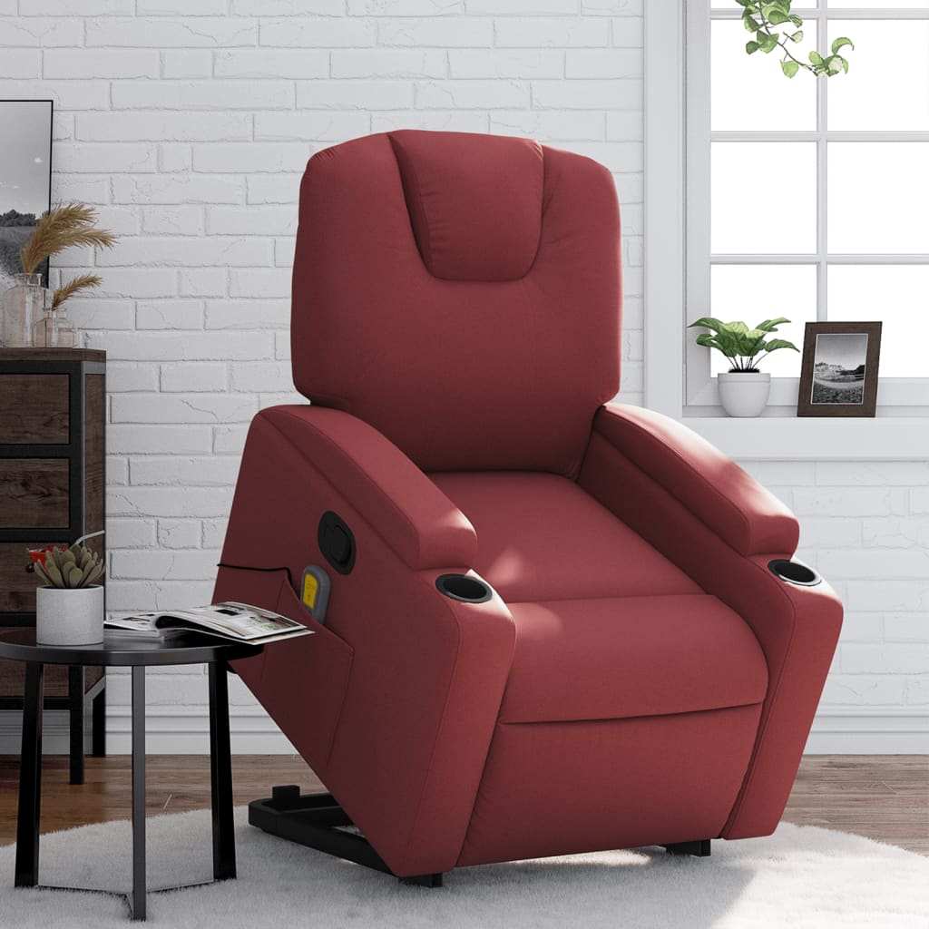 Reclinerfåtölj Med Uppresningshjälp Konstläder