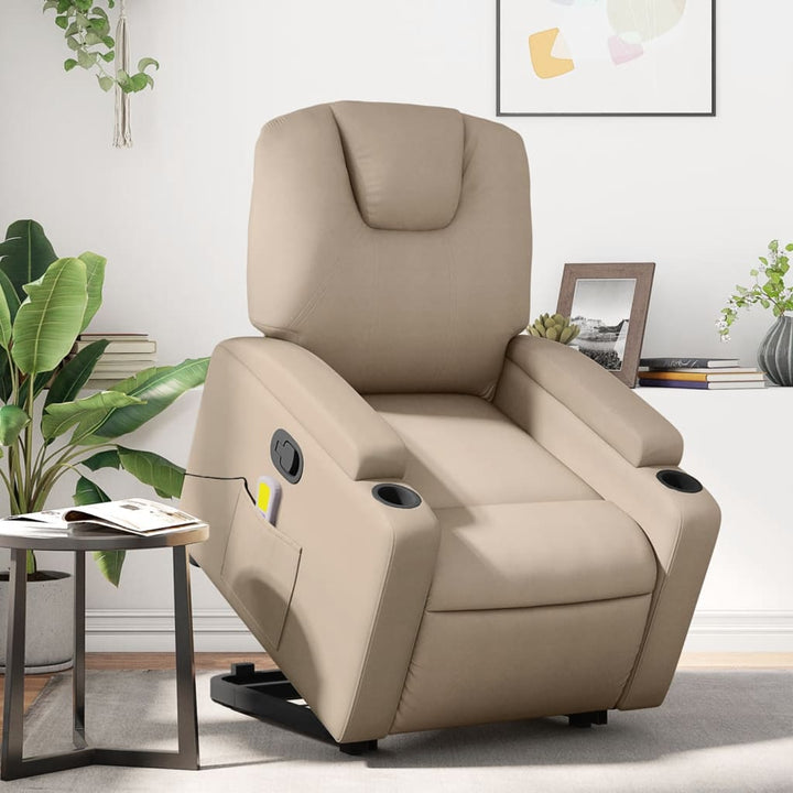 Reclinerfåtölj Med Uppresningshjälp Konstläder