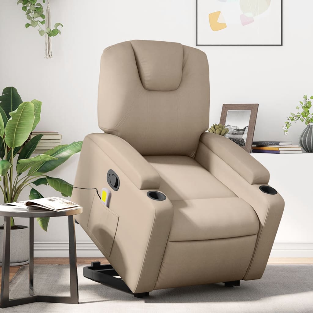Reclinerfåtölj Med Uppresningshjälp Konstläder