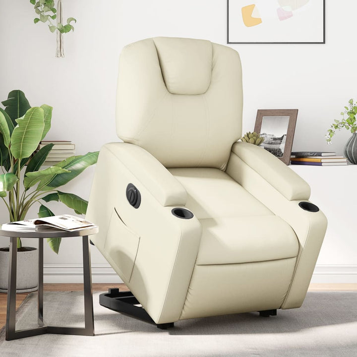 Reclinerfåtölj Med Uppresningshjälp Konstläder