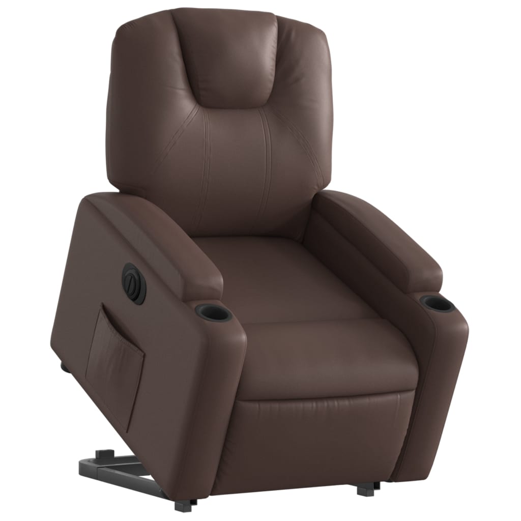 Reclinerfåtölj Med Uppresningshjälp Konstläder
