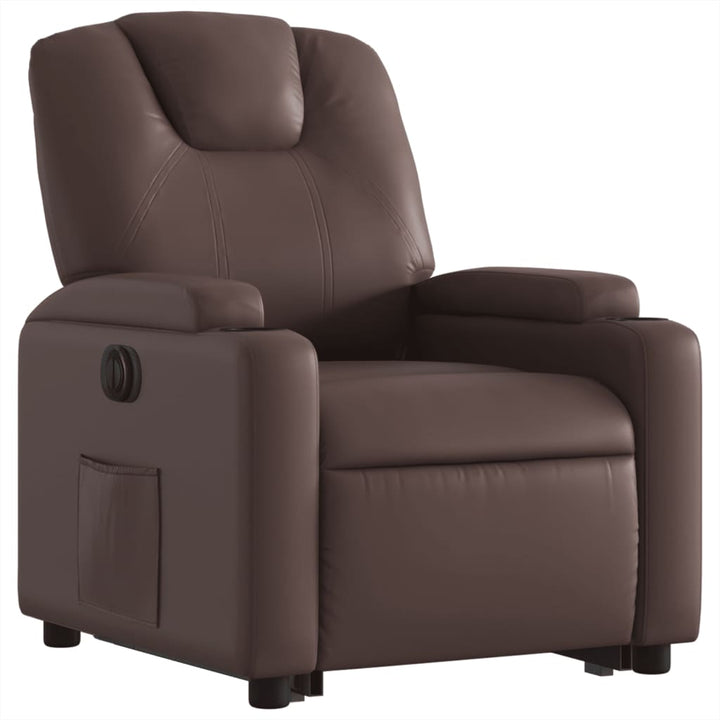 Reclinerfåtölj Med Uppresningshjälp Konstläder