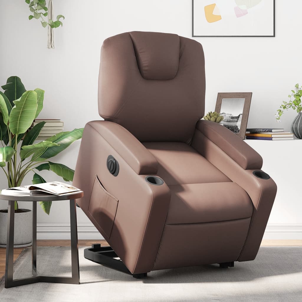 Reclinerfåtölj Med Uppresningshjälp Konstläder