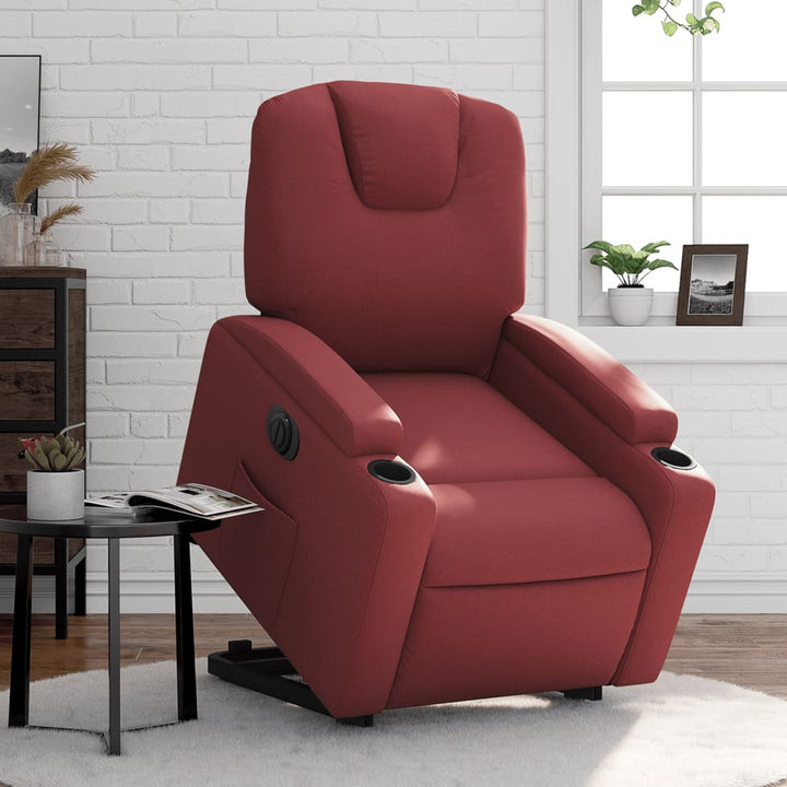Reclinerfåtölj Med Uppresningshjälp Konstläder