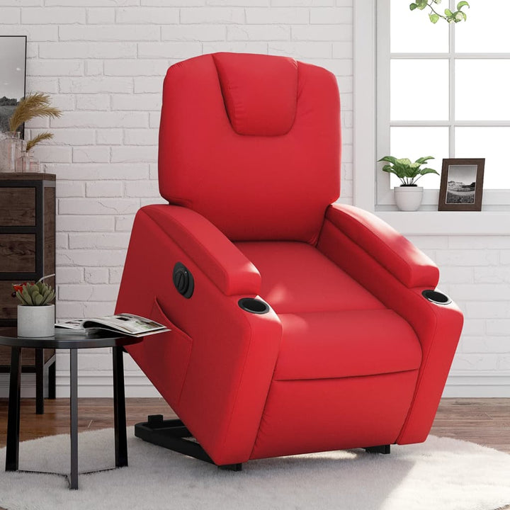 Reclinerfåtölj Med Uppresningshjälp Konstläder