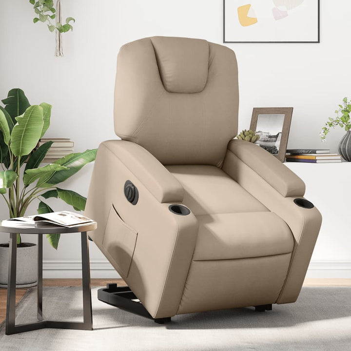 Reclinerfåtölj Med Uppresningshjälp Konstläder