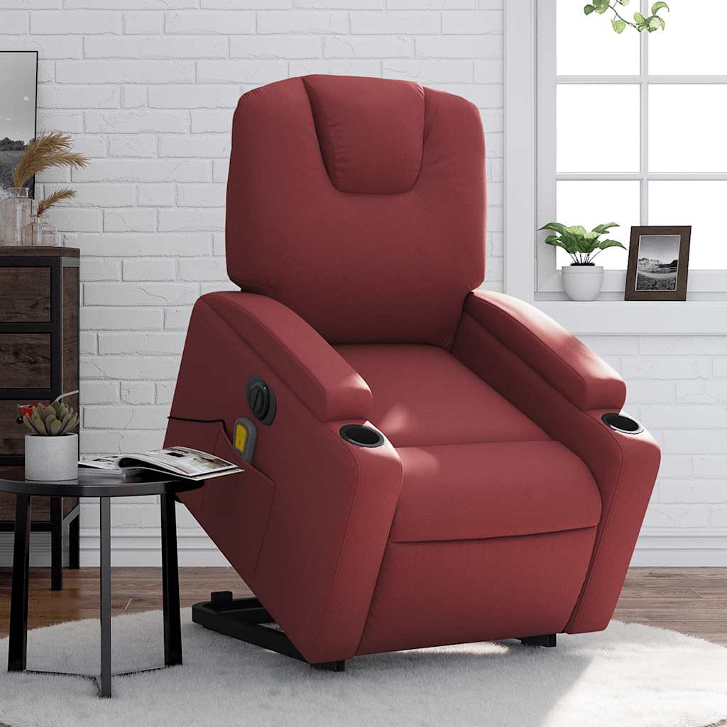 Reclinerfåtölj Med Uppresningshjälp Konstläder