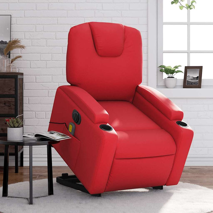 Reclinerfåtölj Med Uppresningshjälp Konstläder