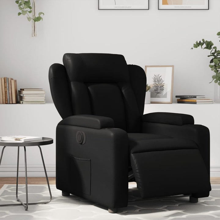 Reclinerfåtölj Gräddvit Konstläder