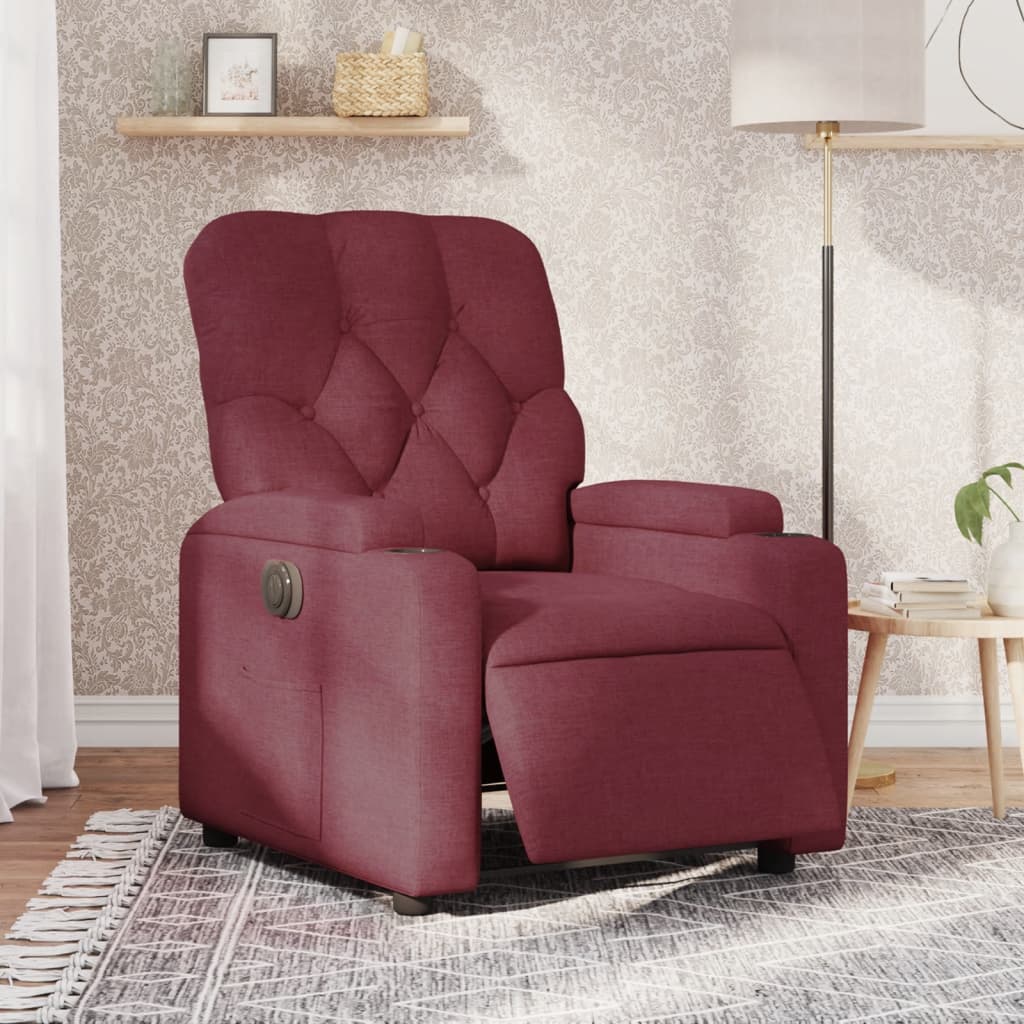 Massagefåtölj Tyg