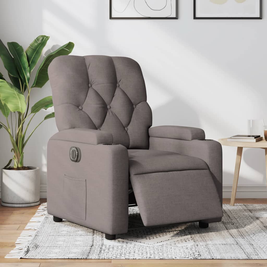 Massagefåtölj Tyg