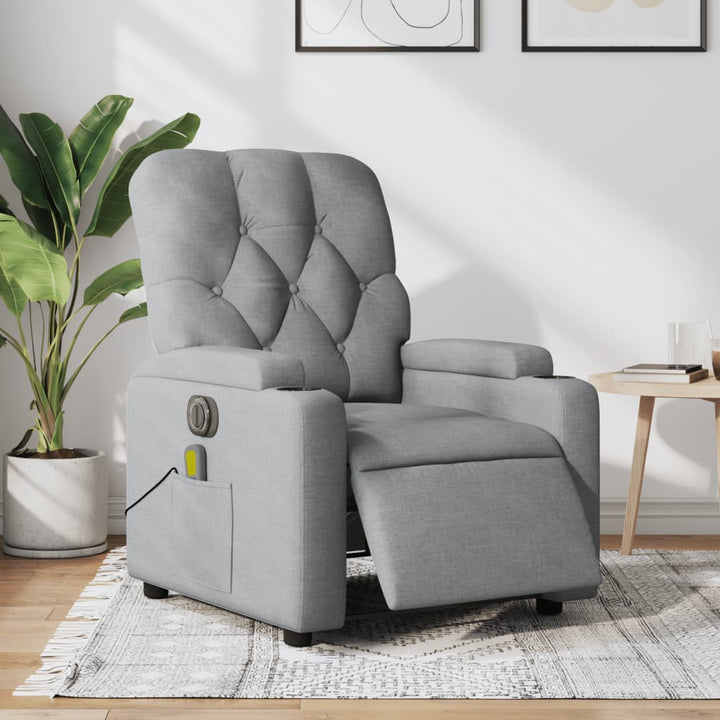 Massagefåtölj Tyg