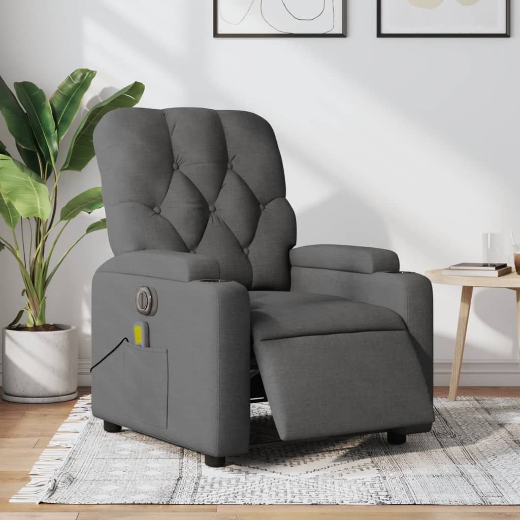 Massagefåtölj Tyg