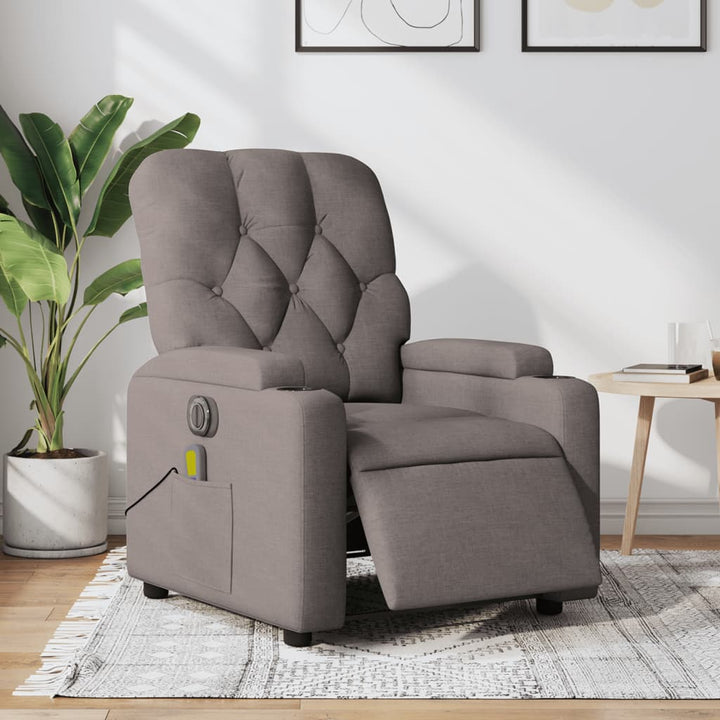 Massagefåtölj Tyg