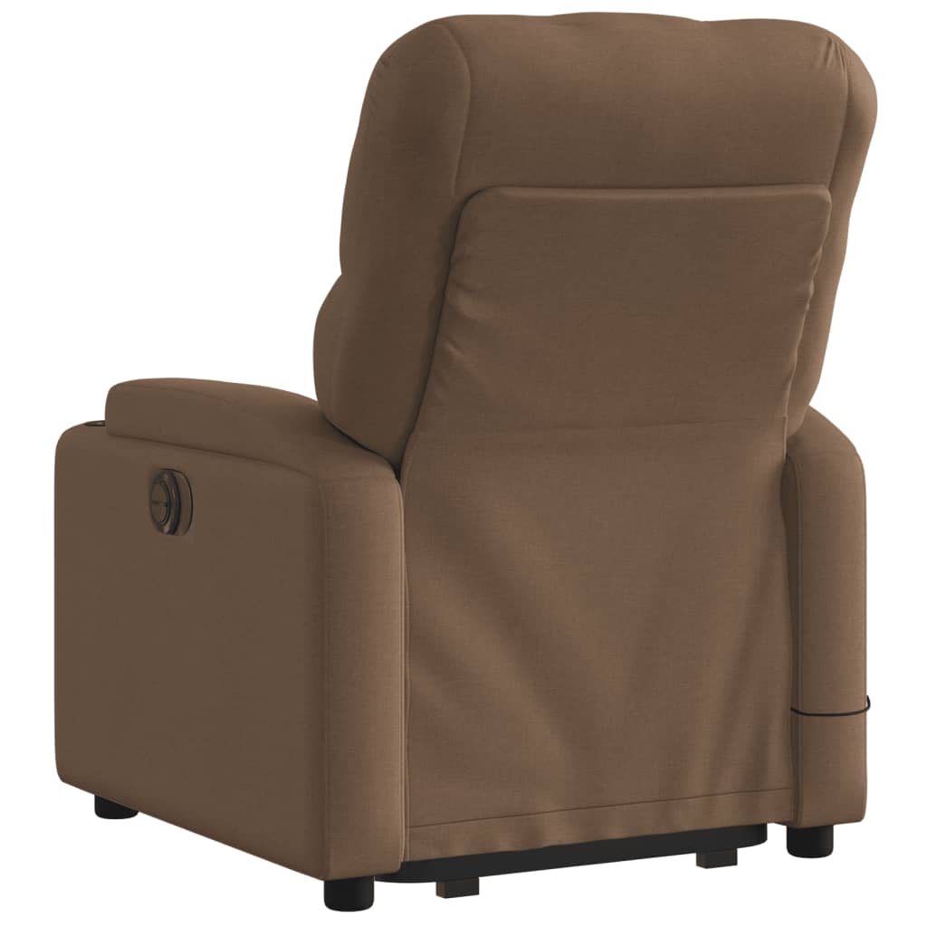 Massagefåtölj Med Uppresningshjälp Tyg